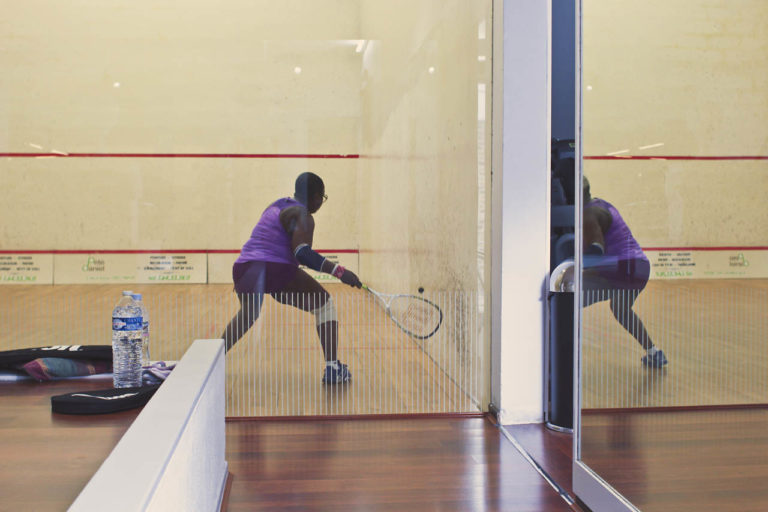 L'unique court de squash de la région de Meaux