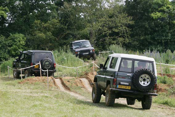 Course d'orientation en 4x4