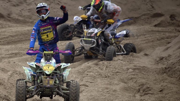 Course de relais en Quad