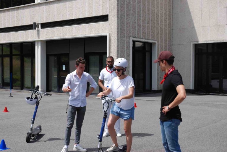 Team Building de trottinette électrique