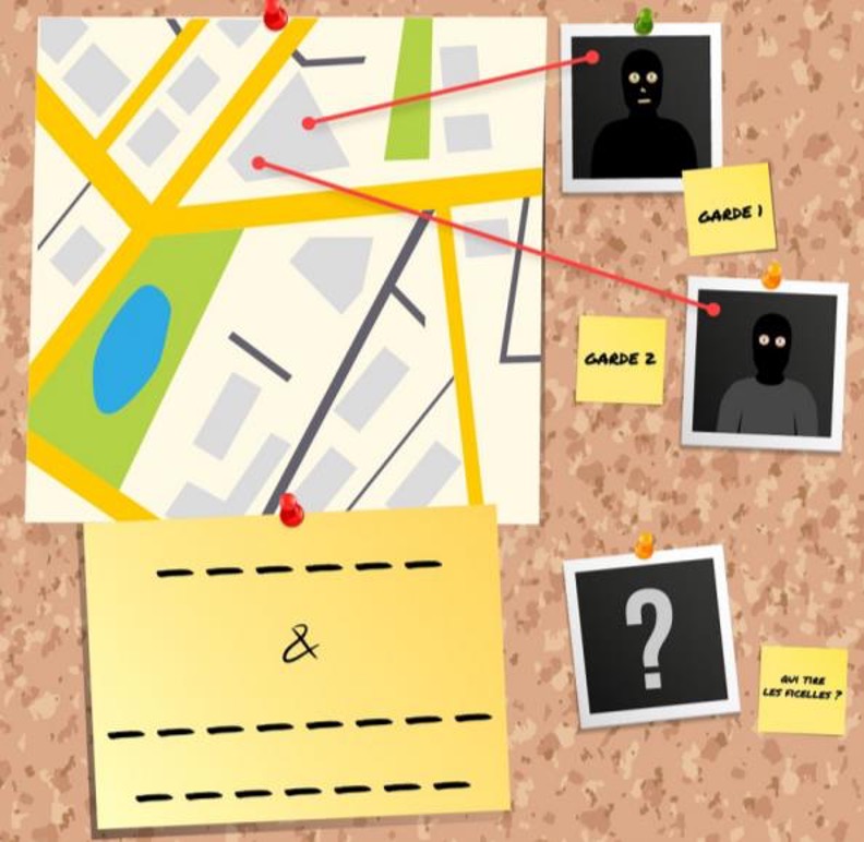 team building à distance - Braquage à l'Américaine